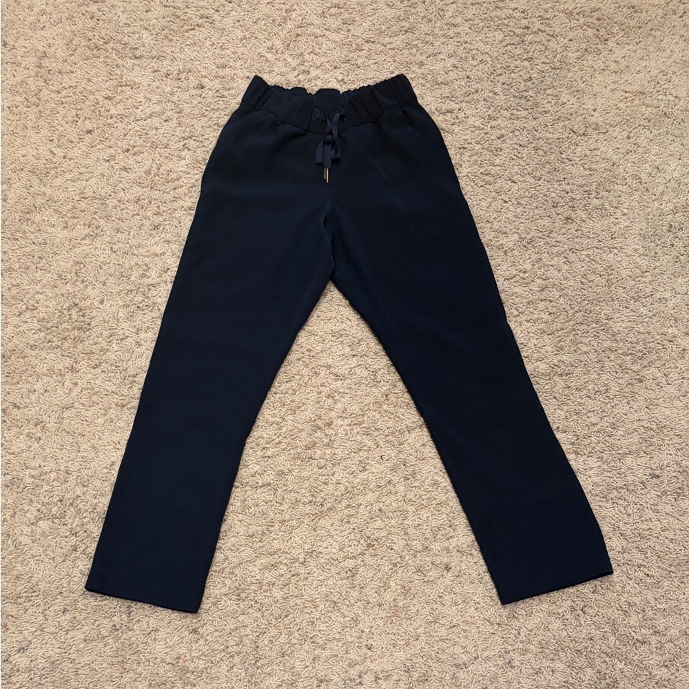 Lululemon On the Fly Pants ~27” Navy Blue Size 0